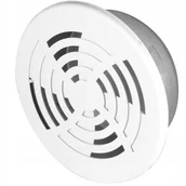 Kratki wentylacyjne - Krakta wentylacyjna metalowa Velite fi 125 MVZ12B biała - miniaturka - grafika 1