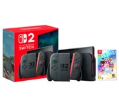 Konsole Nintendo - Nintendo Switch 2 Joy-Con Czarny + Just Dance 2026 - miniaturka - grafika 1