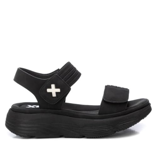 XTI 143986, damskie trampki, czarne, 41 EU, Czarny (Black), 41 EU
