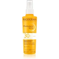 Balsamy i kremy do opalania - Bioderma Photoderm Spray SPF30 Lekki spray do ciała 200 ml - miniaturka - grafika 1