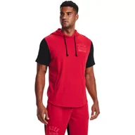 Koszulki sportowe męskie - Koszulka męska Under Armour Rival Terry CB SS Hoodie - miniaturka - grafika 1