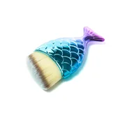 Pędzle do makijażu - Claresa Claresa Turkusowy Pędzel do makijażu 35.0 g - miniaturka - grafika 1