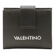 Portfele - Valentino Portfel Damski Alexia Zip Around Wallet Czarny - miniaturka - grafika 1