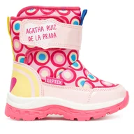 Buty dla dziewczynek - Śniegowce Agatha Ruiz de la Prada 251990 S Różowy - miniaturka - grafika 1