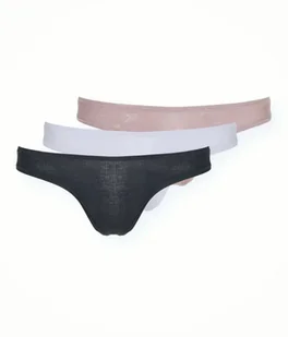 CALVIN KLEIN Majtki Stringi 3-Pack r L - Majtki damskie - miniaturka - grafika 1