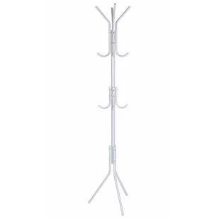 Wieszak stojący metalowy biały 175 cm - Wieszaki i stojaki - miniaturka - grafika 1