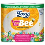 Ręczniki papierowe - Foxy Ręcznik kuchenny 2-warstwowy Love the Bee 2 szt. - miniaturka - grafika 1