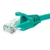 Patchcordy - Netrack patchcord RJ45 kat 6 UTP 0.25m zielony BZPAT0256G - miniaturka - grafika 1
