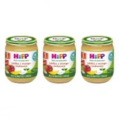 Desery dla dzieci - Hipp Jabłka z mango i kokosem po 5. miesiącu Bio Zestaw 3 x 160 g Bio - miniaturka - grafika 1