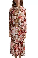 Sukienki - ESPRIT Collection Sukienka midi z nadrukiem i LENZING™ ECOVERO™, 693/jasny Pink 4, 38 - miniaturka - grafika 1