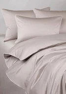 Pościel - Pościel Satynowa, Maro Home, San Antonio, Latte beż z białą lamówką, 200x200 cm - miniaturka - grafika 1