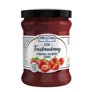 HELCOM Dżem truskawkowy o obniżonej zawartości cukrów 320g - Dżem - miniaturka - grafika 1