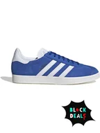 Trampki damskie - adidas Skórzane sneakersy "Gazelle" w kolorze niebiesko-białym - miniaturka - grafika 1