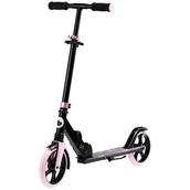 Hulajnogi - Hulajnoga dla dzieci LIONELO Luca Czarno-różowy - miniaturka - grafika 1