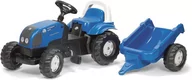 Jeździki dla dzieci - Rolly Toys Traktor Rolly Kid Landini, niebieski z przyczepką - miniaturka - grafika 1