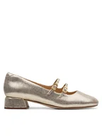Półbuty damskie - Clarks Półbuty Daiss 30 26181312 Złoty - miniaturka - grafika 1