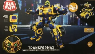 Elefun Transformax Samochód i robot 2w1 Klocki 1238 elementów - Roboty dla dzieci - miniaturka - grafika 1