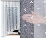 Firany - Firana żakardowa KAROLINA 300x170cm (gotowa) z łukiem - miniaturka - grafika 1