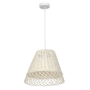 Lampy sufitowe - Milagro Lampa wisząca VIMINI 2 WHITE 1xE27 MLP7993 - miniaturka - grafika 1