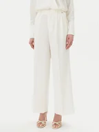 Spodnie damskie - Rinascimento Spodnie palazzo CFC0123671003 Écru Regular Fit - miniaturka - grafika 1