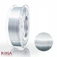 Filamenty i akcesoria do drukarek 3D - Filament ROSA 3D PLA SILK 1,75mm 800g Srebrny - miniaturka - grafika 1