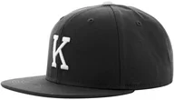 Czapki i chusty sportowe męskie - Czapka Snapback Letter K, czarny, One Size - miniaturka - grafika 1