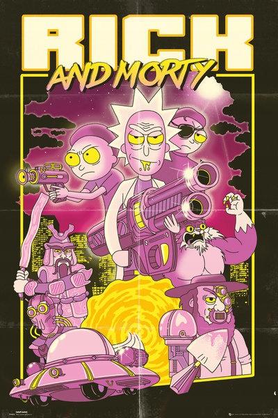 Rick i Morty - plakat z serialu 61x91,5 cm