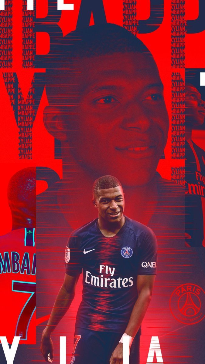 PODKŁADKA POD MYSZ Z Nadrukiem 22x18 cm Kylian Mbappe Tekst Prezent