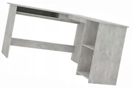 Biurka - Szare biurko narożne do gabinetu M5-G48 - miniaturka - grafika 1