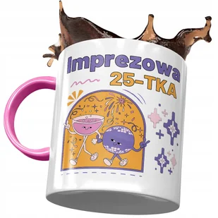 Kubek Różowy na Urodziny 25 25te 25-te Prezent z Nadrukiem ze Zdjęciem + Opakowanie na prezent (wzór 03) - Kubki Kubek Różowy na Urodziny 25 25te 25-te Prezent z Nadrukiem ze Zdjęciem + Opakowanie na prezent (wzór 03) - Kubki - miniaturka - grafika 1