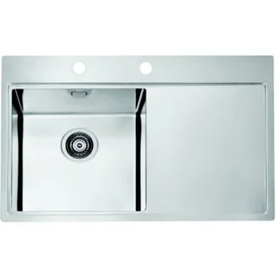 Alveus PURE 40 stal SATYNA 1103610 - Zlewozmywaki - miniaturka - grafika 1