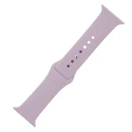 Akcesoria do smartwatchy - TelForceOne Pasek silikonowy M / L do Apple Watch 38 / 40 / 41mm pudrowy róż - miniaturka - grafika 1