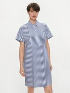 Sukienki - JOOP! Sukienka koszulowa 30041716 Niebieski Loose Fit - miniaturka - grafika 1