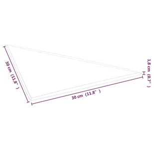 Panele ścienne, 12 szt., żółte, 30x30 cm, aksamit, 1,08 m² 8720287075271 - Panele ścienne i boazeria - miniaturka - grafika 9