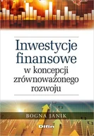 Finanse, księgowość, bankowość - Inwestycje finansowe w koncepcji zrównoważonego rozwoju - miniaturka - grafika 1