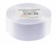 Decoupage - Brewis Wstążka dekoracyjna satynowa 38mmx32m biała 1 VB8538 - miniaturka - grafika 1