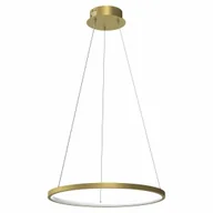 Lampy sufitowe - Lampa wisząca ROTONDA GOLD 27W LED - miniaturka - grafika 1