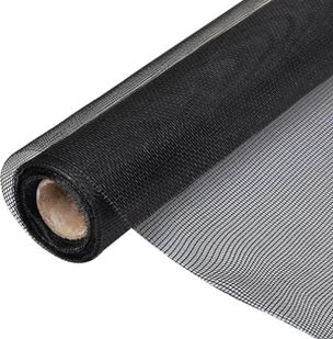 Moskitiera drzwiowa/okienna z siatki z włókna szklanego 100 x 500 cm czarna - Moskitiery - miniaturka - grafika 1