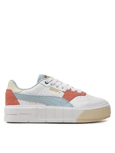 Puma Sneakersy Cali Court Offside 397921 01 Biały - Buty dla dziewczynek - miniaturka - grafika 1