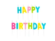 Urodziny dziecka - Świeczki pikery Happy Birthday - 13 szt. - miniaturka - grafika 1