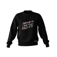 Odzież do sportów motorowych - Czarna bluza DRIVE LIKE YOU STOLE IT-XS - miniaturka - grafika 1