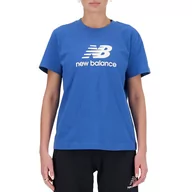 Koszulki sportowe damskie - Koszulka New Balance WT41502BEU - niebieska - miniaturka - grafika 1