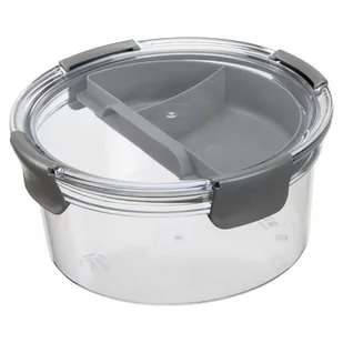 Pojemnik Na Lunch Lyon To-Go 1,4 L Szary Okrągły - Lunch boxy - miniaturka - grafika 1