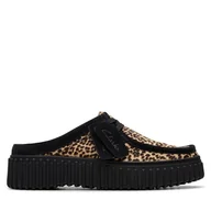 Klapki i japonki damskie - Klapki Clarks Torhill Mule 26181195 Brązowy - miniaturka - grafika 1