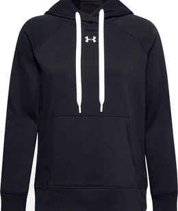 Under Armour Bluza damska Under Armour Rival Fleece Hb Hoodie czarna 1356317 001 : Rozmiar - XL - Bluzy damskie - miniaturka - grafika 1