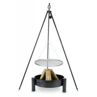 Ruszty - Farmcook Grill ogrodowy na trójnogu ruszt stal nierdzewna 60cm + palenisko ogrodowe Pan 38 70cm - miniaturka - grafika 1