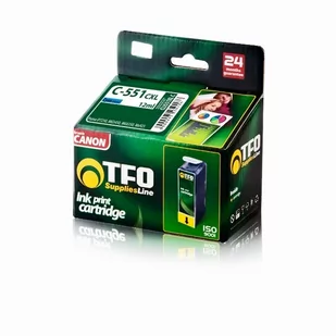 TelForceOne Tusz TFO 551XL CYAN C-551CXL CLI551XL C do Canon PIXMA iP7250 PIXMA MG5450 T_0010248 - Tusze zamienniki - miniaturka - grafika 1