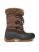 Śniegowce damskie - CMP Śniegowce Nietos Low 3Q78956 Brązowy - miniaturka - grafika 1