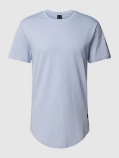 Koszulki męskie - T-shirt z zaokrąglonym dołem model ‘MATT’ - grafika 1