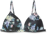 Stroje kąpielowe - O'Neill O'Neill PW Fiji Mix damskie bikini top czarny Black Aop W/Green 36 9A8514 - miniaturka - grafika 1